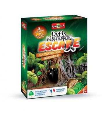 BIOVIVA Jeu de cartes  D&eacute;fis Nature Escape Exploration Secr&egrave;te 