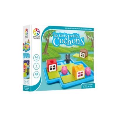 SMARTGAMES Les trois petits cochons d&eacute;fis logiques