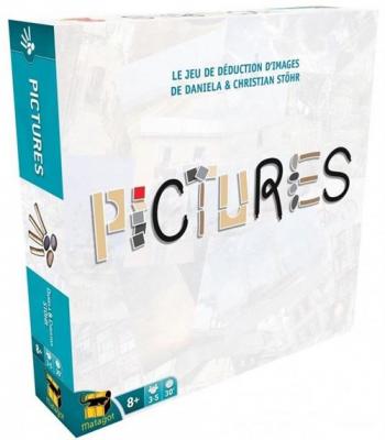 MATAGOT Jeu De Soci&eacute;t&eacute; Pictures Party Bois Et Tissu Multicolore 
