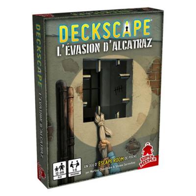 SUPER MEEPLE Jeu de soci&eacute;t&eacute;  Deckscape L'&Eacute;vasion d'Alcatraz 