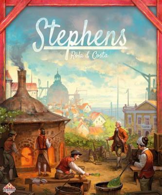 ASMODEE NVFENSTE01FR Jeu de soci&eacute;t&eacute; Stephens - Eurogame placement d'ouvriers &Eacute;dition FR
