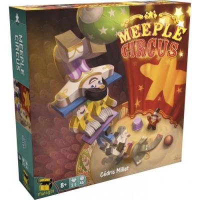 MATAGOT Jeu de strat&eacute;gie  Meeple Circus Version Fran&ccedil;aise