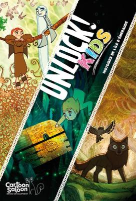 ASMODEE Jeu d'escape game  Unlock ! Kids Histoire de l'&Icirc;le d'&Eacute;meraude