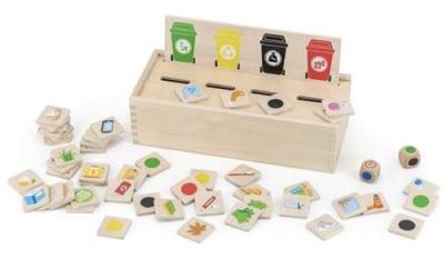 ASA TOYS Jeu d &eacute;veil  apprendre le tri s&eacute;lectif