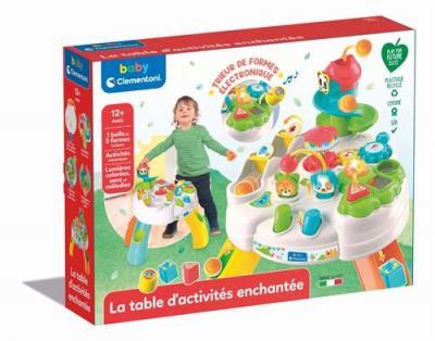 CLEMENTONI Jeu d'&eacute;veil  La table d'activit&eacute;s enchant&eacute;e