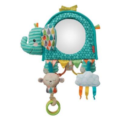 INFANTINO Jeu d &eacute;veil  &eacute;l&eacute;phant miroir pour si&egrave;ge auto