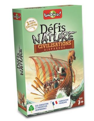 BIOVIVA Jeu pour d&eacute;couvrir la nature D&eacute;fis Nature Civilisations disparues
