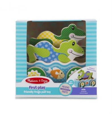 MELISSA & DOUG Jouet &agrave; tirer Melissa & Doug First Play Friendly Frogs