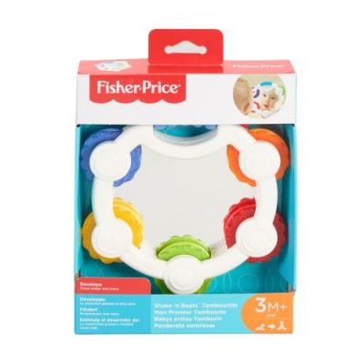 MATTEL Jouet d'&eacute;veil Fisher Price Mon premier tambourin