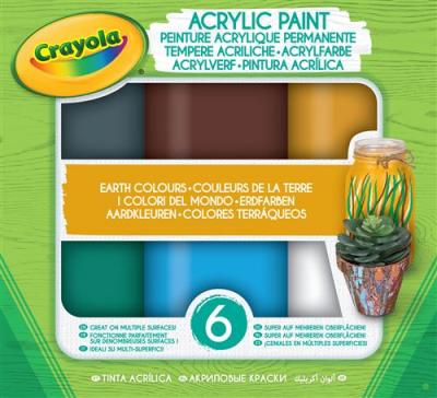GOLIATH  peinture acrylique crayola - earth colours GOL0071662244118