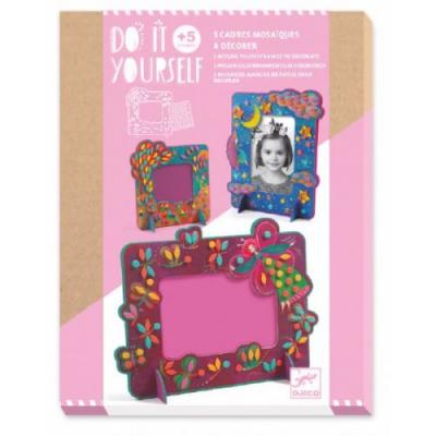 DJECO Kit cr&eacute;atif  Cadres photos mosa&iuml;ques F&eacute;erique