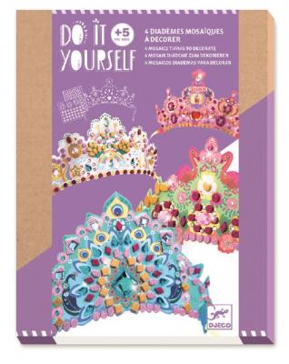 DJECO  Serre-T&ecirc;te pour D&eacute;coration de Princesse (37901), Multicolore