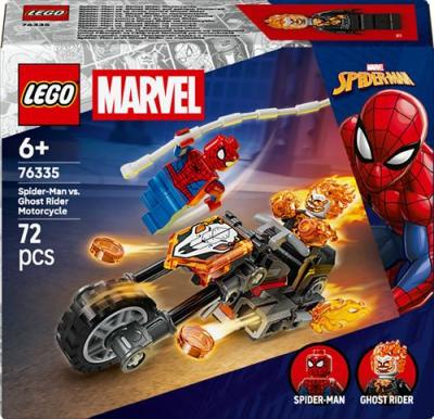 LEGO Marvel 76335 Spider-Man et sa moto contre Ghost Rider - Neuf