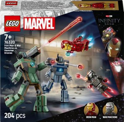 LEGO&reg; Super Heroes 76320 Iron Man et War Machine contre les drones de Hammer 