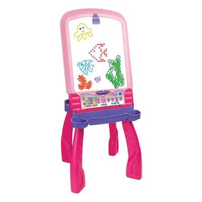 VTECH Magi chevalet interactif 3 en 1 rose