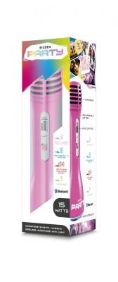 BIGBEN Microphone Bluetooth  Karaok&eacute; Rose