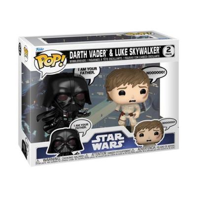 FUNKO Pack de 2 figurines Pop Star Wars Darth Vader and Luke Skywalker