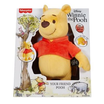 DISNEY Peluche  Fisher Price Winnie l'ourson marche et chante 