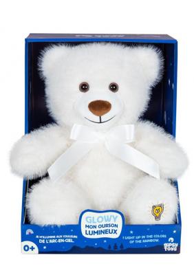 GIPSY Peluche  Glowy Mon ourson lumineux 25 cm