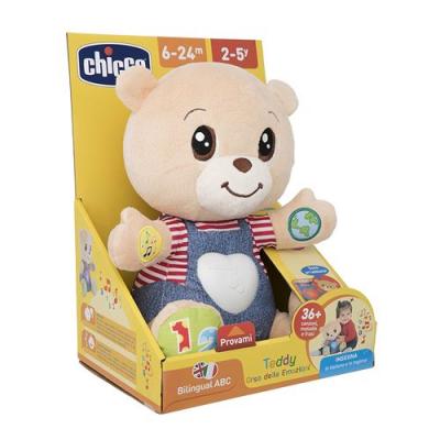 CHICCO Abc Bilingue Teddy L'ourson Des Emotions Bilingue