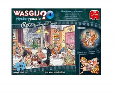 DISET Puzzle 1000 pi&egrave;ces  Wasgij Retro Mystery 4 Live Entertainment !
