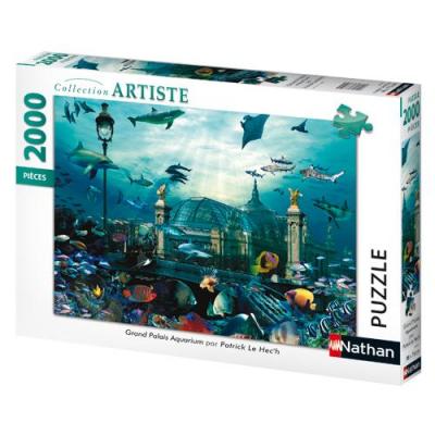 NATHAN  Puzzle 2000 pi&egrave;ces : Grand palais aquarium