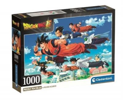 CLEMENTONI Puzzle compact 1000 pi&egrave;ces  Dragon Ball Super