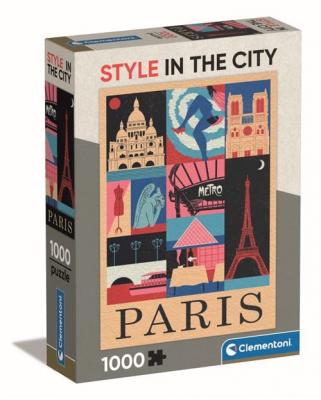 CLEMENTONI Puzzle compact 1000 pi&egrave;ces  Style in the City Paris