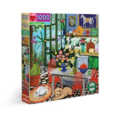 EEBOO Puzzle 1000 pi&egrave;ces : Cuisine verte Coloris Unique