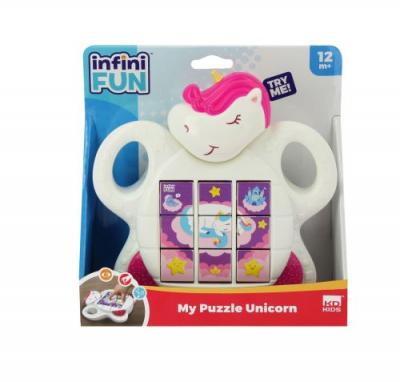 KD Infini Fun, Mon Rouli puzzle Renard, jouet d'&eacute;veil, jouet premier &acirc;ge, orange, 1 an et plus