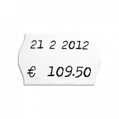 APLI PAPER - Adh&eacute;sif permanent - blanc - 26 x 16 mm 6000 &eacute;tiquette(s) (6 rouleau(x) x 1000 &eacute;tiquettes