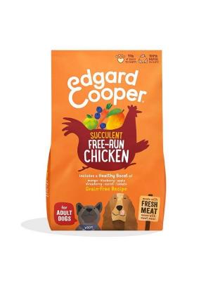 EDGARD COOPER Edgard & Cooper Croquettes sans c&eacute;r&eacute;ales au poulet frais   7 KG