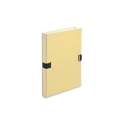 EXACOMPTA Chemise a dos extensible avec sangle, fibre 100% recyclee jaune