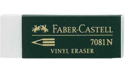 FABER CASTELL Gomme plastique Faber-Castell 7081 N Blanc