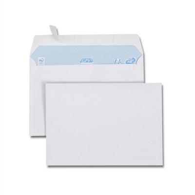 GPV  Bo&icirc;te De 500 Enveloppes Blanches C6 114x162 80g/M&sup2; Bande De Protection