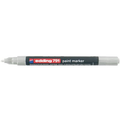 EDDING Marqueur peinture permanent  791 pointe ogive argent