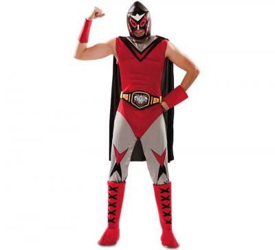 EUROCARNAVALES, SA D&acute;Guisement De Champion De Lutte Libre Pour Homme (Taille M/L)