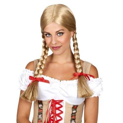 BOLAND  86117 Heidi Perruque &agrave; nattes, couleur blonde