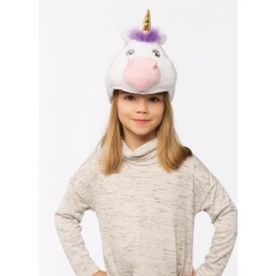 JEMINI D&eacute;guisement LICORNE Chapeau en peluche avec yeux lumineux