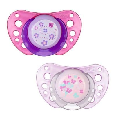 CHICCO  Physio Air Succhietto Caucci&ugrave; Azzurro 6-12m 2 Unit&agrave;