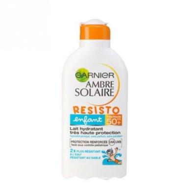 GARNIER  Ambre Solaire Resisto Lait Enfant Fps 50+ 200 ml - Lot de 2