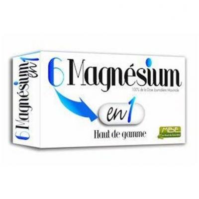MBE M.B.E 6 Magn&eacute;sium en 1 60 comprim&eacute;s