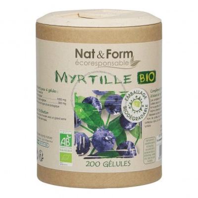 NAT & FORM Nat&form Myrtille Bio &Eacute;co-Responsable G&eacute;lules V&eacute;g&eacute;tales