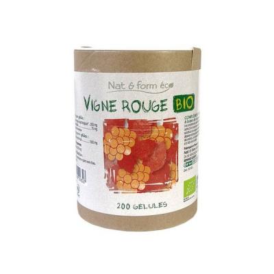 NAT & FORM NAT&FORM Ecoresponsable - Vigne rouge Bio 200 g&eacute;lules