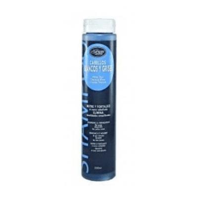 NURANA  Shampooing Pour Cheveux Blancs Et Gris 250ml