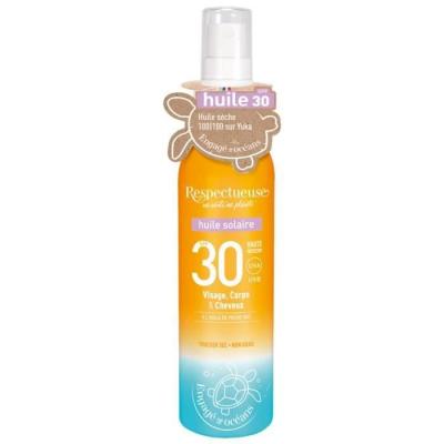RESPECTUEUSE  Huile Solaire Spf30 - Flacon-Vaporisateur