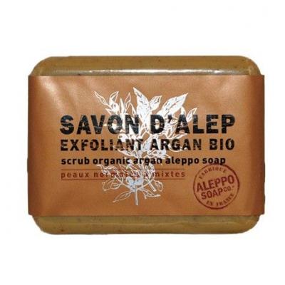 TADE Tad&eacute; Savon d'Alep Exfoliant Argan Bio - 100 g - Pain 100 g