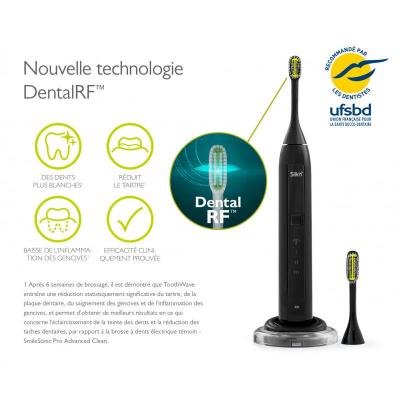  ToothWave BLACK  BAD nettoyage dental RF - Recommand&eacute;e par l'UFSBD Silk'n TW1PEZ001