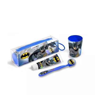 LORENAY Trousse Gobelet, Brosse &Agrave; Dents Et Dentifrice Batman
