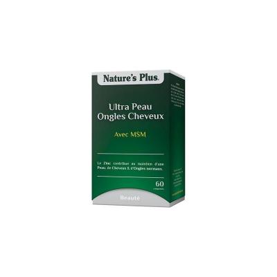 NATURESPLUS Nature's plus Ultra Peau Ongles Cheveux avec MSM, 60 Capsules